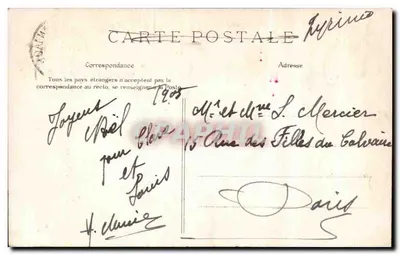 Natal — decoração de galhos e bagas — E.L.D. — Verso