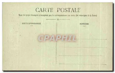 Kobieta w turbanie z piórami — portret — F. F. PARIS 1032 — Rewers