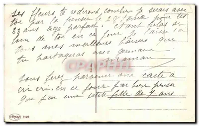 Bukiet kolorowych tulipanów — Szczęśliwy urodziny — Amag 3120 — Rewers