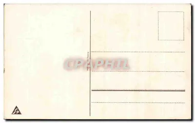 Bukiet róż w koszyku — wydawca SP, Francja — Rewers