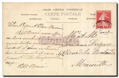 Babé stuurt u zijn meest vriendelijke glimlach — H.K.C. n°3142 — Achterkant