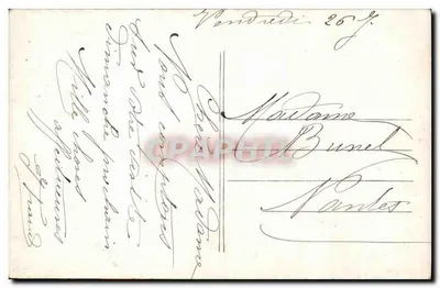 Bebê sentado entre rosas e trepadeiras — n°7538 — Verso