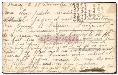 Jovem homem em traje de festa — Boa Ano — SAPi PARIS 1903 — Verso