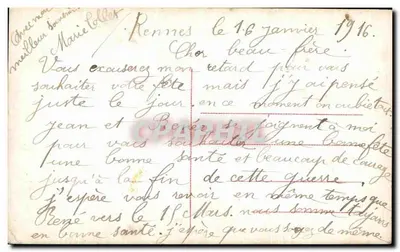 Dzieci w strojach marynarskich — Szczęśliwego święta — Wydawca: RIGETTE, numer seryjny 1909 — Rewers