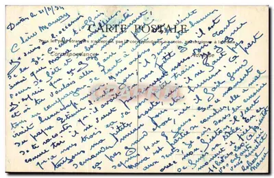 Pansée — Szczęśliwego Dnia — Karta pocztowa — Rewers