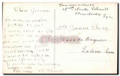 Zegar zdobiony kwiatami — Wesołych Wielkanoc - wydawca nie widoczny — Rewers