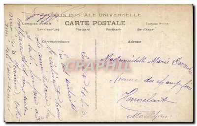 Joven hombre en traje — sosteniendo ramilletes de rosas — editor A.N. n°897 — Reverso