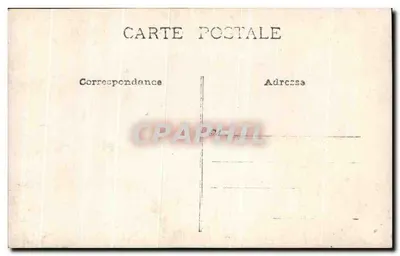 Dos niños con una trottola — decorado de paisaje con torre — editor no identificado — Reverso