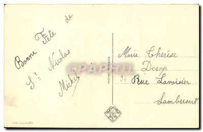 Bouquet of daisies — publisher Photo Chroiz, series not visible — Back