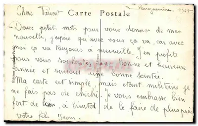Zamieczona świątynia — widok górski — Wydawnictwo Suppellelle-Paris — Rewers