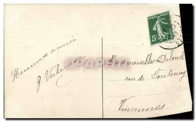 Menina em traje de inverno — Paris — ARS PARIS 252 — Verso