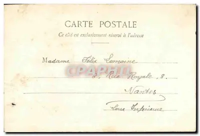 Bebê com buquê — Produtor A. Roumest & Cie, Nancy — n° 2-04 — Verso