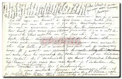 Dziecko w mundurze marynarki — trzymające bukiet — tekst 'Bonne Fête' — Rewers