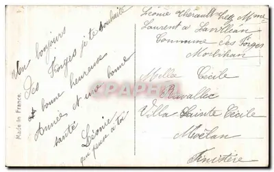 Dzieci z wiadrami mleka — REX 4310 — Rewers