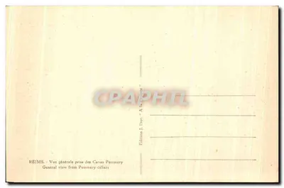 Reims — Ogólny widok z krypt Pommery — Wydawnictwo J. Prot — Rewers