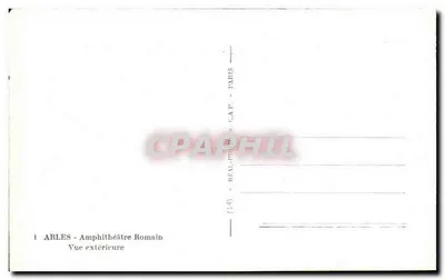 Arles — Amphiteatro Romano — Vista externa — C.A.P. Paris — Verso