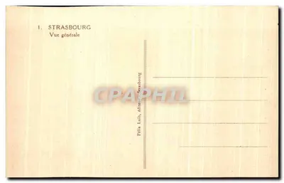Strasbourg — Ogólny widok — Félix Lulib, wydawca — Rewers