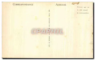 Bourges — Dom z XV wieku, Rue Combournac — Luselle — Rewers