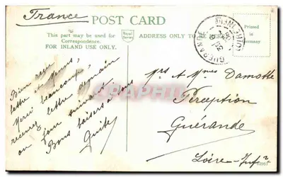 As colinas de Cissbury, perto de Worthing — H.A. Foyster, Worthing, n° 9831739 — Verso