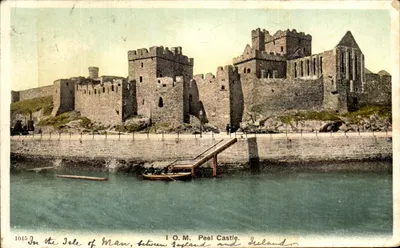 Peel Castle — Isle of Man — I O M. 1015