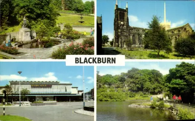Blackburn — vista panorâmica — Corporation Park PLC18926