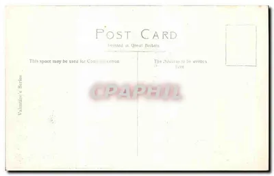 Castillo de Edimburgo y Fuente de Ross — Serie Valentine — Reverso
