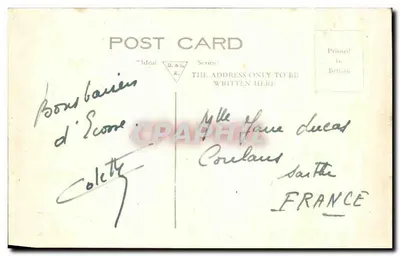 Union Terrace Gardens, Aberdeen — widok budynku z kopułami — D.&K. Ideal Series n°3095 — Rewers