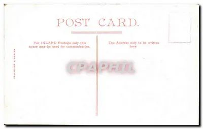 Fingal's Cave, Staffa — vista das colunas basálticas — Valentine & Series — Verso