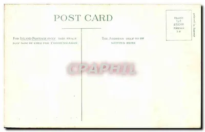 Zamek Gylen, Kerrera, w pobliżu Oban — Twierdza MacDougallów z Dunollie — z fotografii D. Mackaya, księgarza z Oban. — Rewers