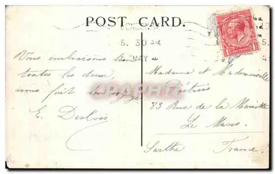 LONDRES — Regent Street — LL. — Editore Devillons, n° 132 — Verso