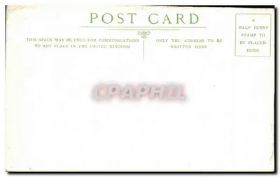 Bilhete postal antigo Altar de Altura Santa Swithun's Southsea — Verso