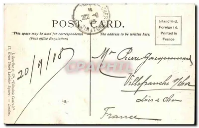 LONDRES — Piccadilly — LL. — n° 112 — Verso