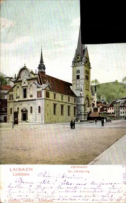 Igreja de São Jacó em Laibach — Ljubljana — J. Glontini