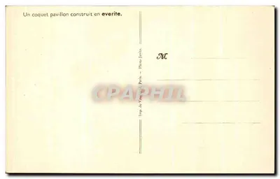 Pavillon coquet — zbudowany z evertu — Javitz, Paryż — Rewers