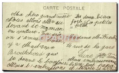 Willa na granicy parku — wydawca: Jean Georgin — numer serii nieczytelny — Rewers
