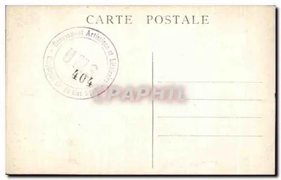 Interior de uma sala — U.M.S. — Groupe Artistique et Littéraire de Lyon — Verso