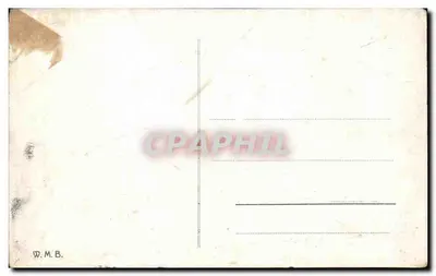 Paesaggio rurale con sentiero — editore W.M.B. — numero di serie non visibile — Verso