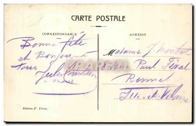 Lourdes — San Miguel — Edición F. Viron, n°29 — Reverso
