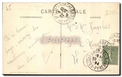 Lourdes — A Basílica, vista lateral — Sireyge — Verso