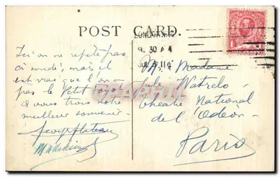 Koronacja króla Jerzego V i królowej Mary — Procesja wzdłuż Whitehall — LL, n°14 — Rewers