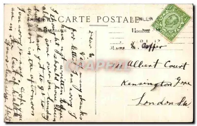 CANNES — Widok z Mont Chevalier — Wydawca: Alligre & Cie, n° 17 — Rewers