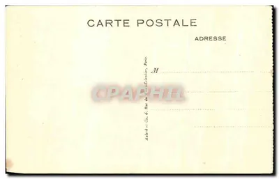 Sala Pas-Perdus — Stacja w Paryżu — P.S.P. — Wydawca Azlard et Cie, Paryż — Rewers