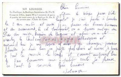 Lourdes — Podziemna Bazylika św. Piusa X i spadek Gave — EdLux — Rewers