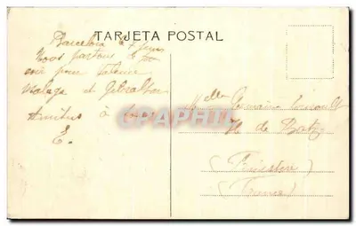 Barcelona. Widok panoramiczny Tibidabo. — Wydawca nieznany, numer seryjny 18. — Rewers