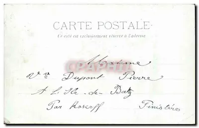 Marseille — Palácio do Farol — Amitié Laurent — Verso