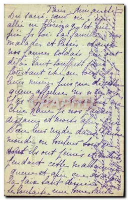 Cartolina d'epoca Ecco il Cuore che ha tanto amato gli Uomini ritratto di Nostra Signora della Benigna Margherita Maria — Verso