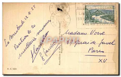 O MONT-DORE — Vista geral e o Capuchinho — G.d'O — Verso