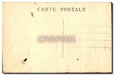 Bilhete postal antigo Azilal A Casbah do Caid — Verso