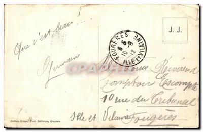 Chamonix — Le Mont-Blanc — J.J. 6007 — Verso