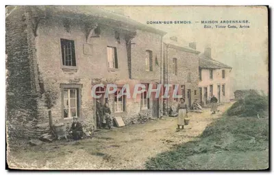 Vintage Postcard Bohan Sur Semois Ardennian House
